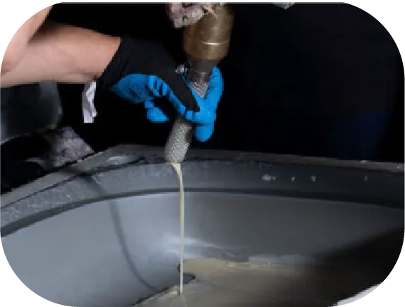 Aplicación de sellos